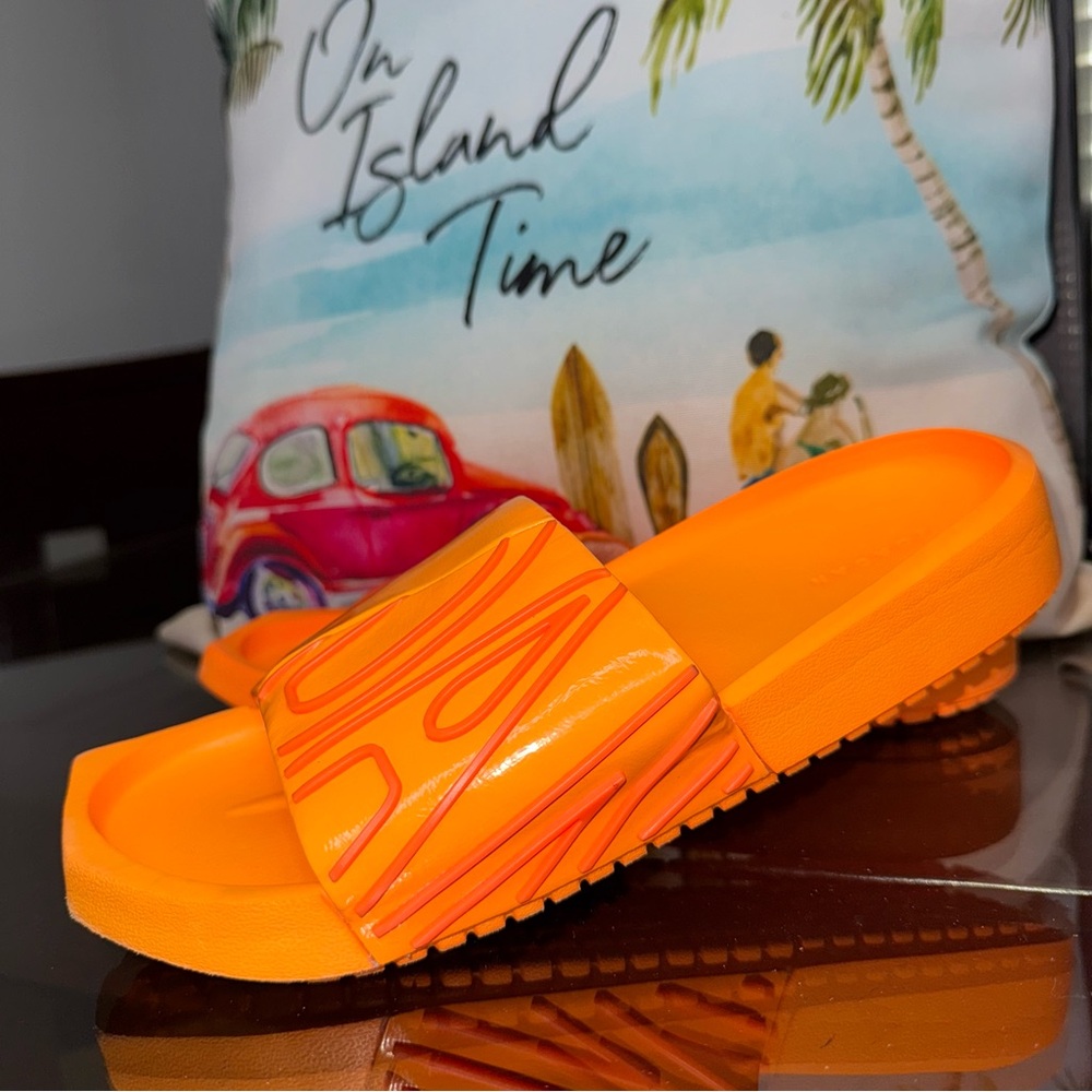 Nike Jordan Women'S Nola Slides Bright Citrus Orange Size 7